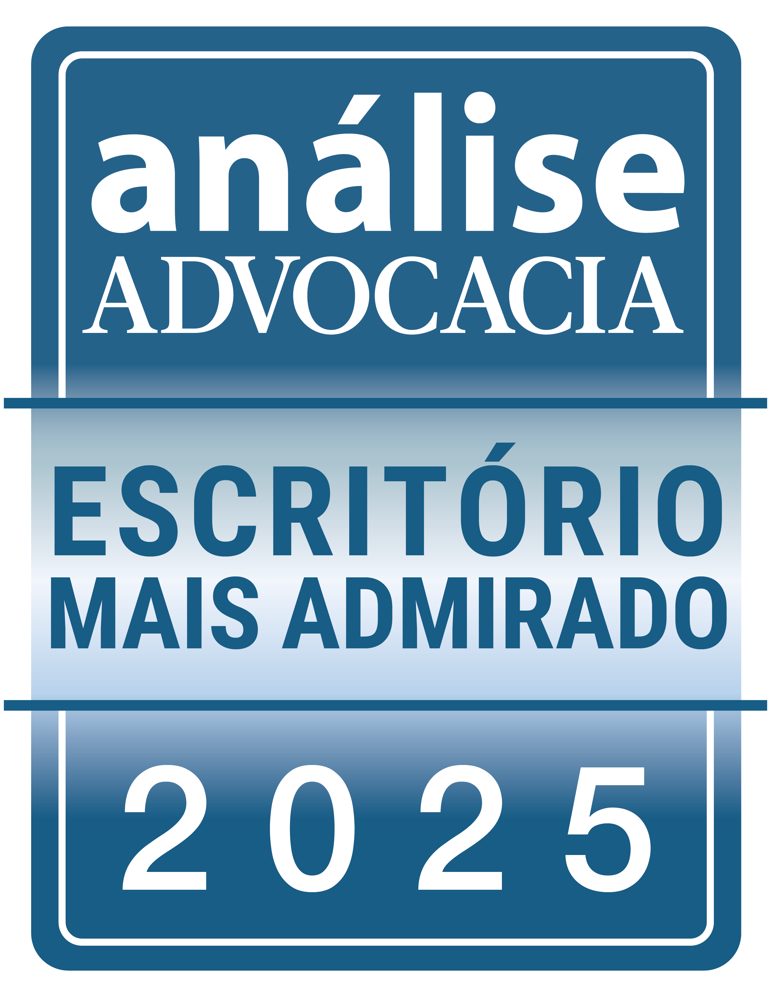 Análise Advocacia - Escritório Mais Admirado 2025